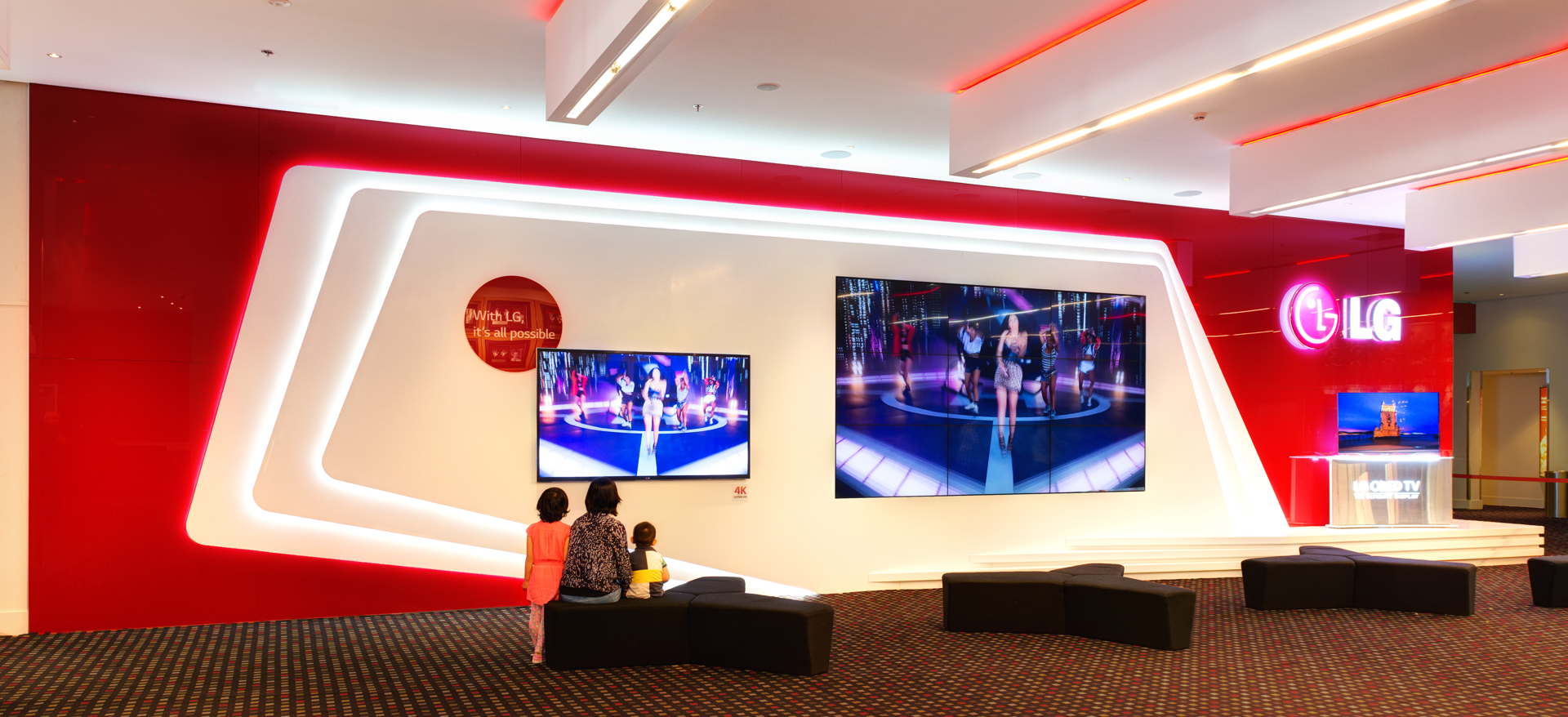 LG Experience Wall, Auckland