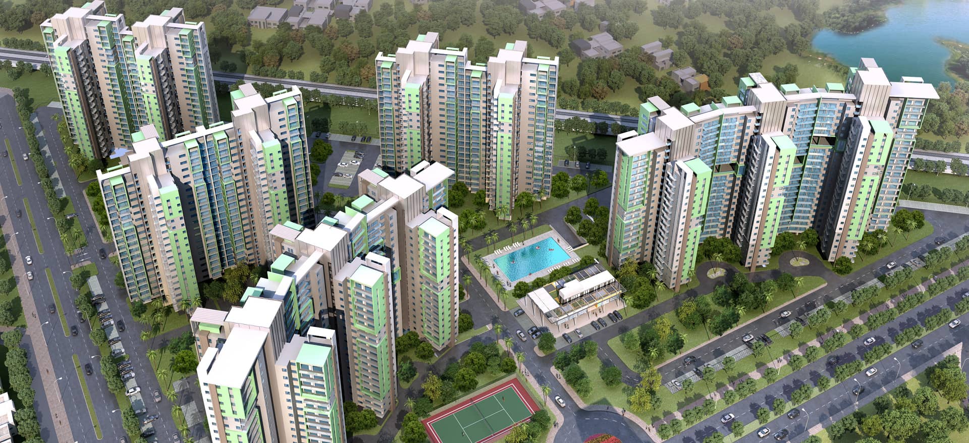 Sector M Group Housing Development, Uttar Pradesh, India
