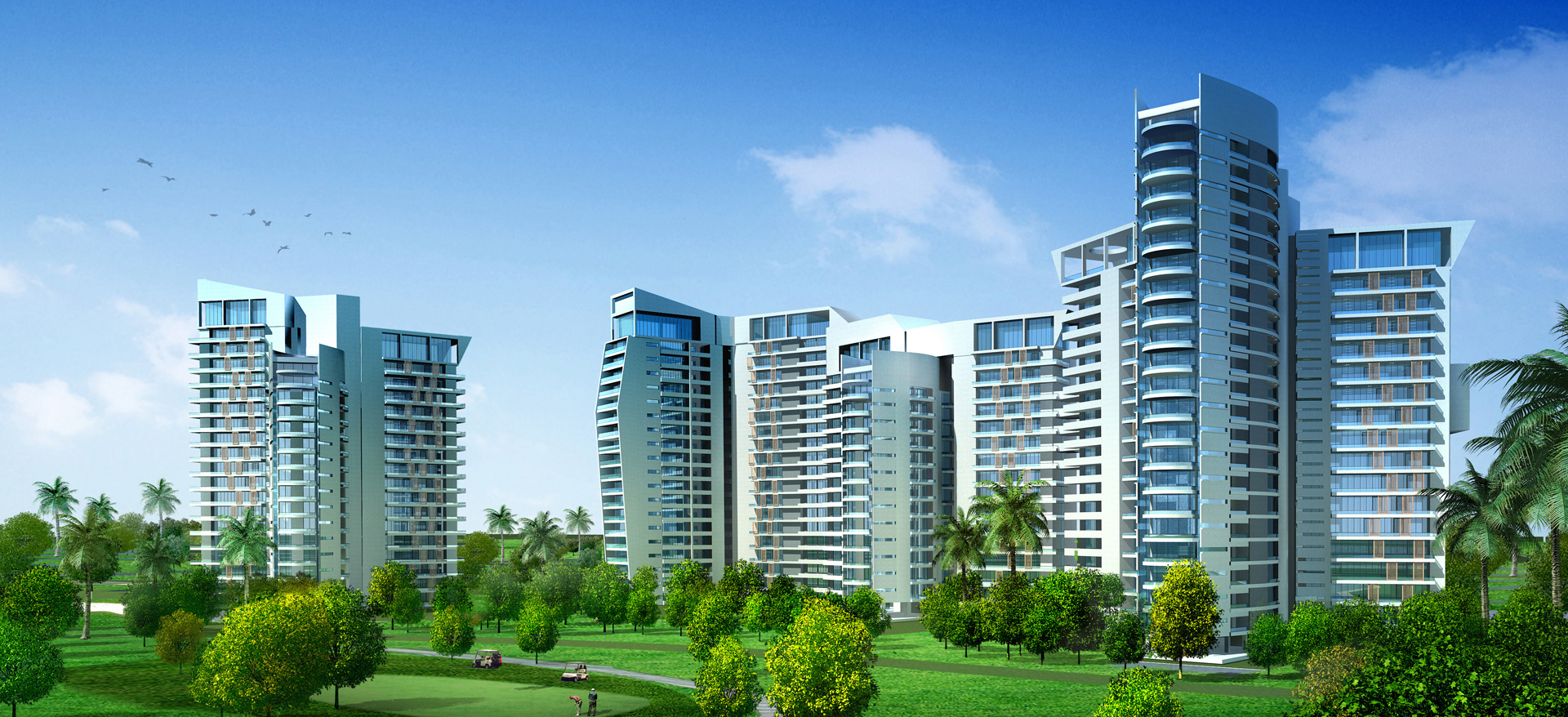 Golf View Apartments, Uttar Pradesh, India