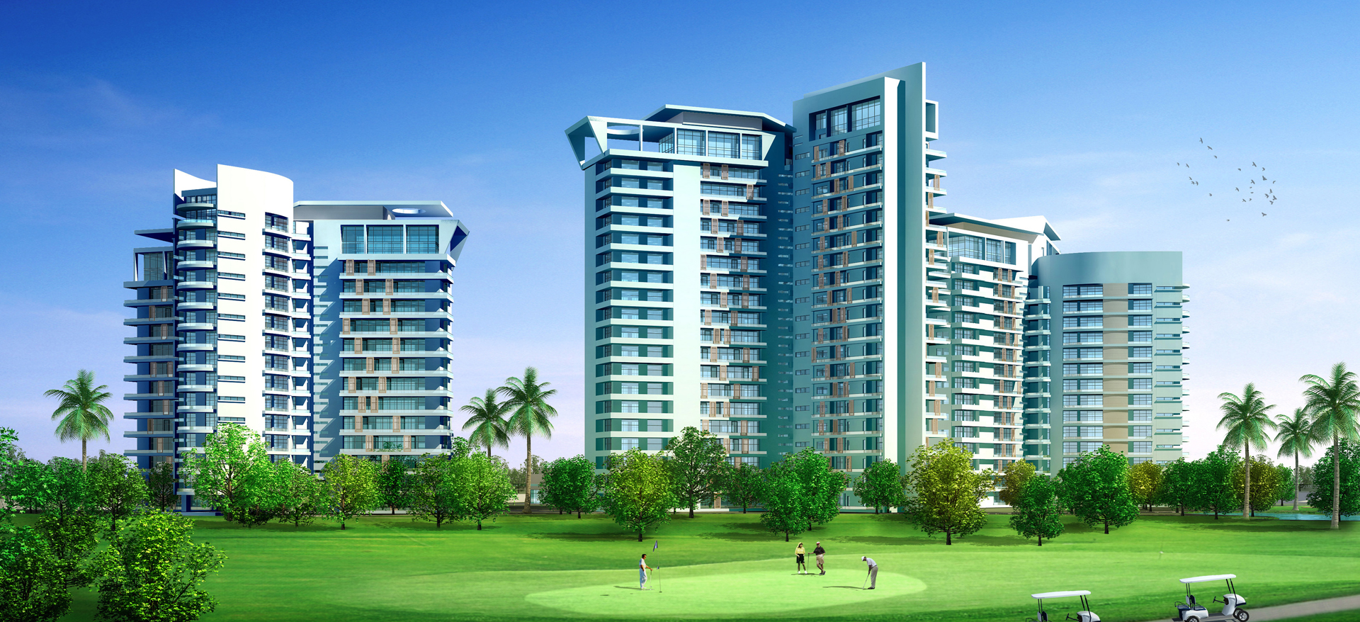 Golf View Apartments, Uttar Pradesh, India