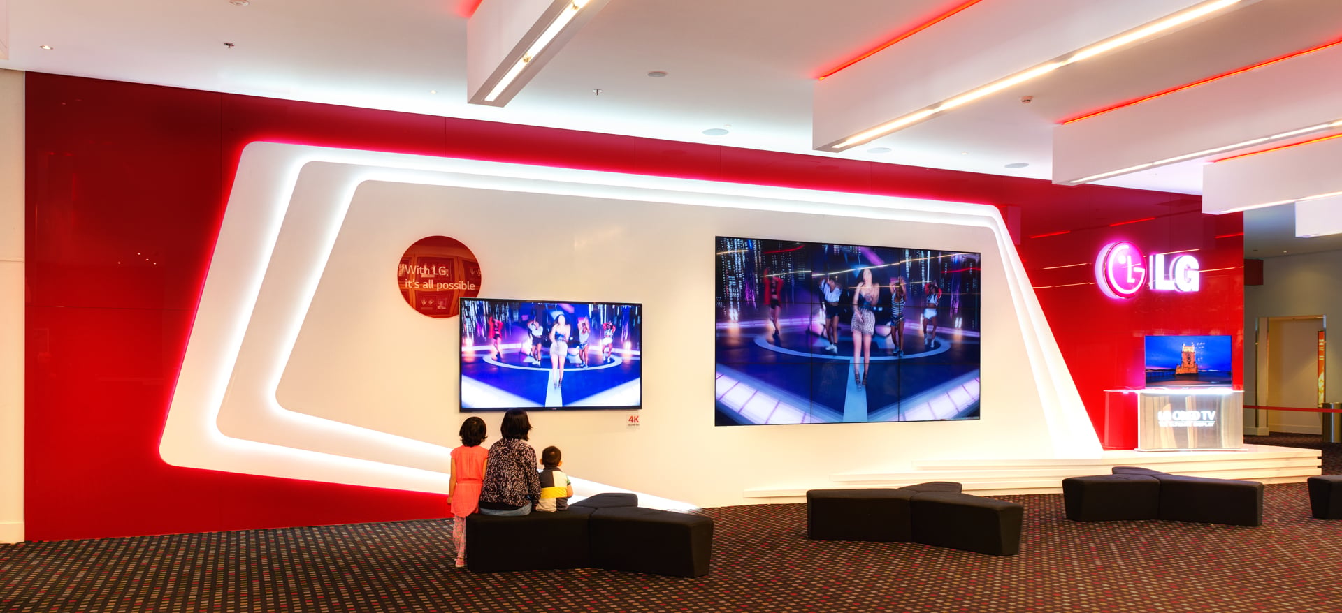 LG Experience Wall, Auckland